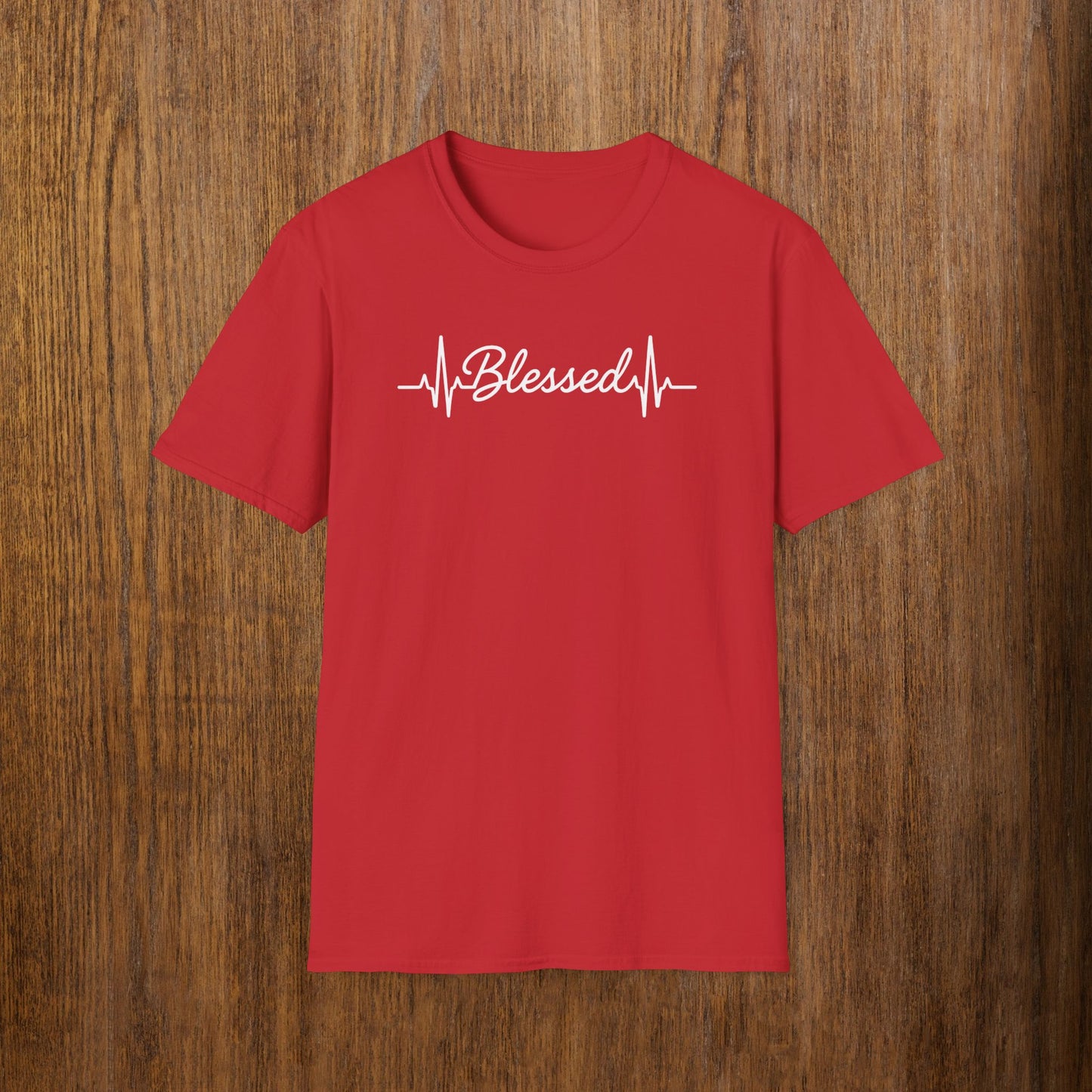 Blessed White Lettering