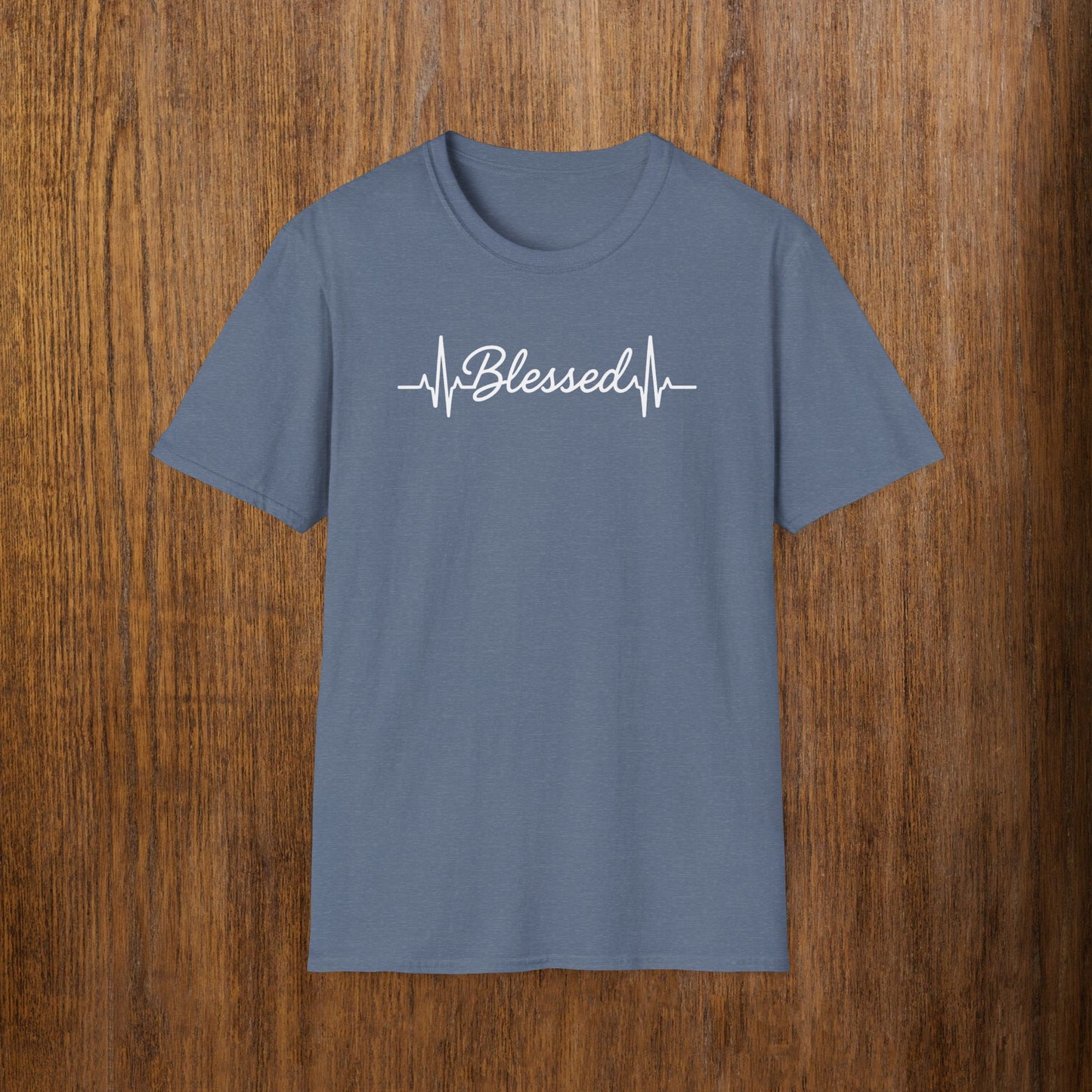 Blessed White Lettering