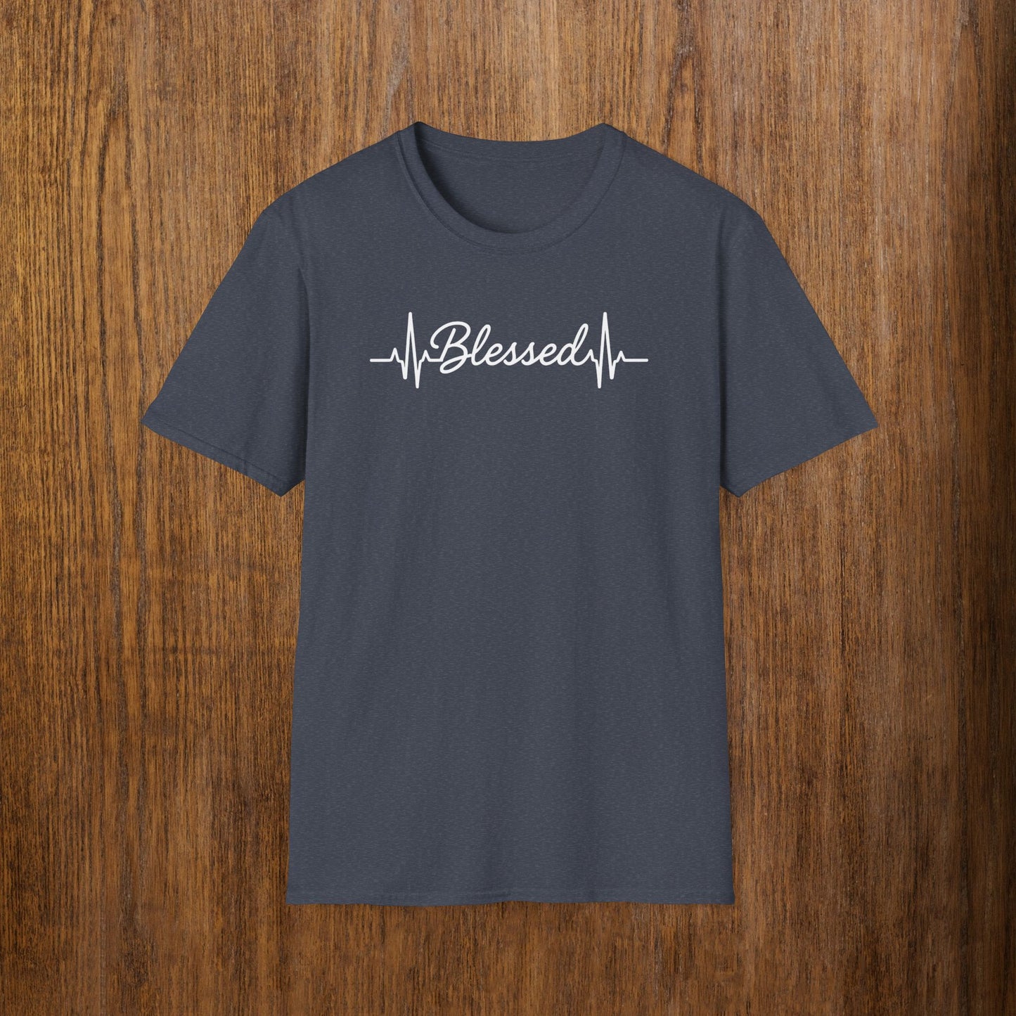 Blessed White Lettering