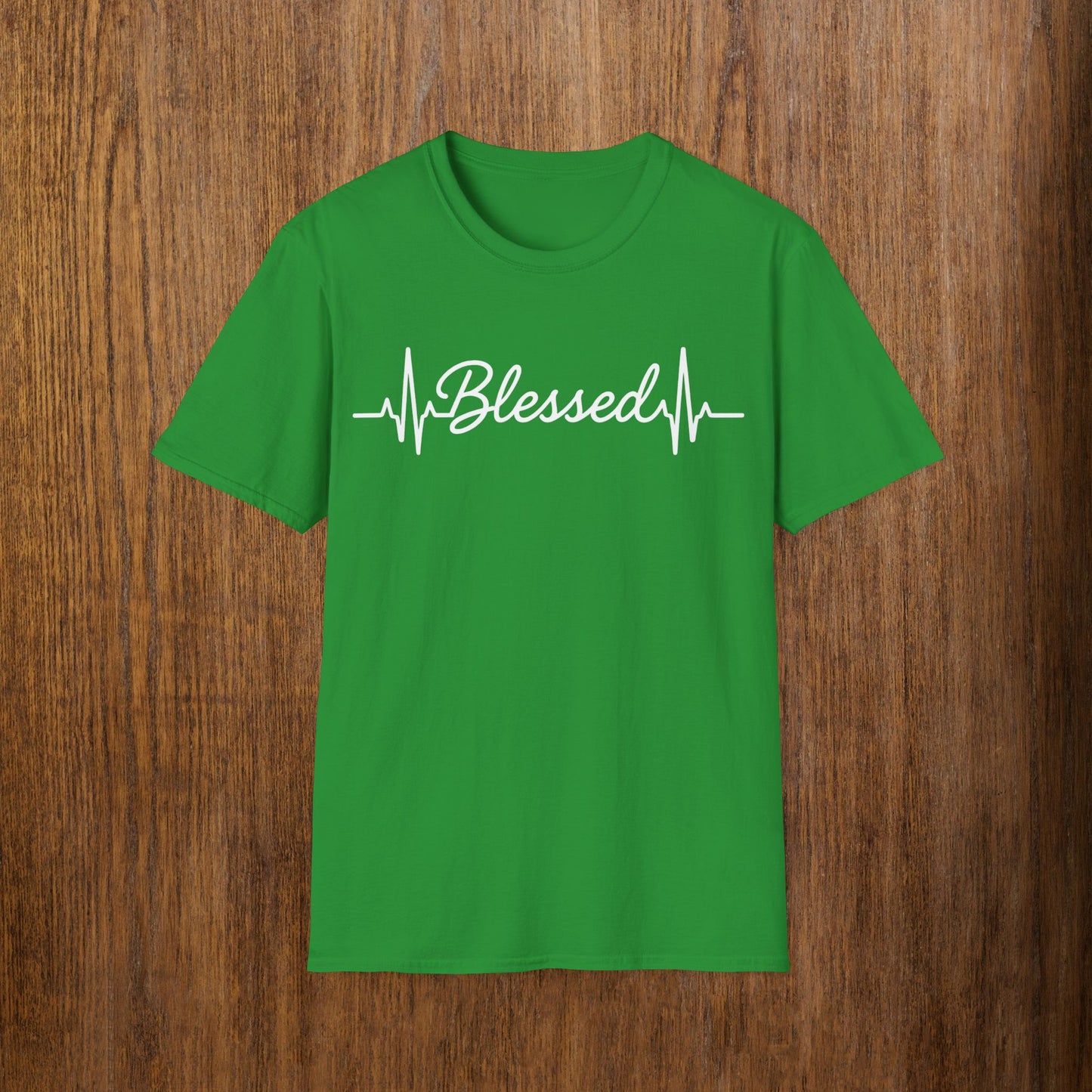 Blessed White Lettering