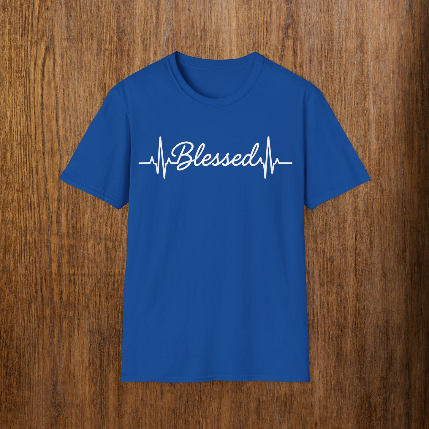 Blessed White Lettering