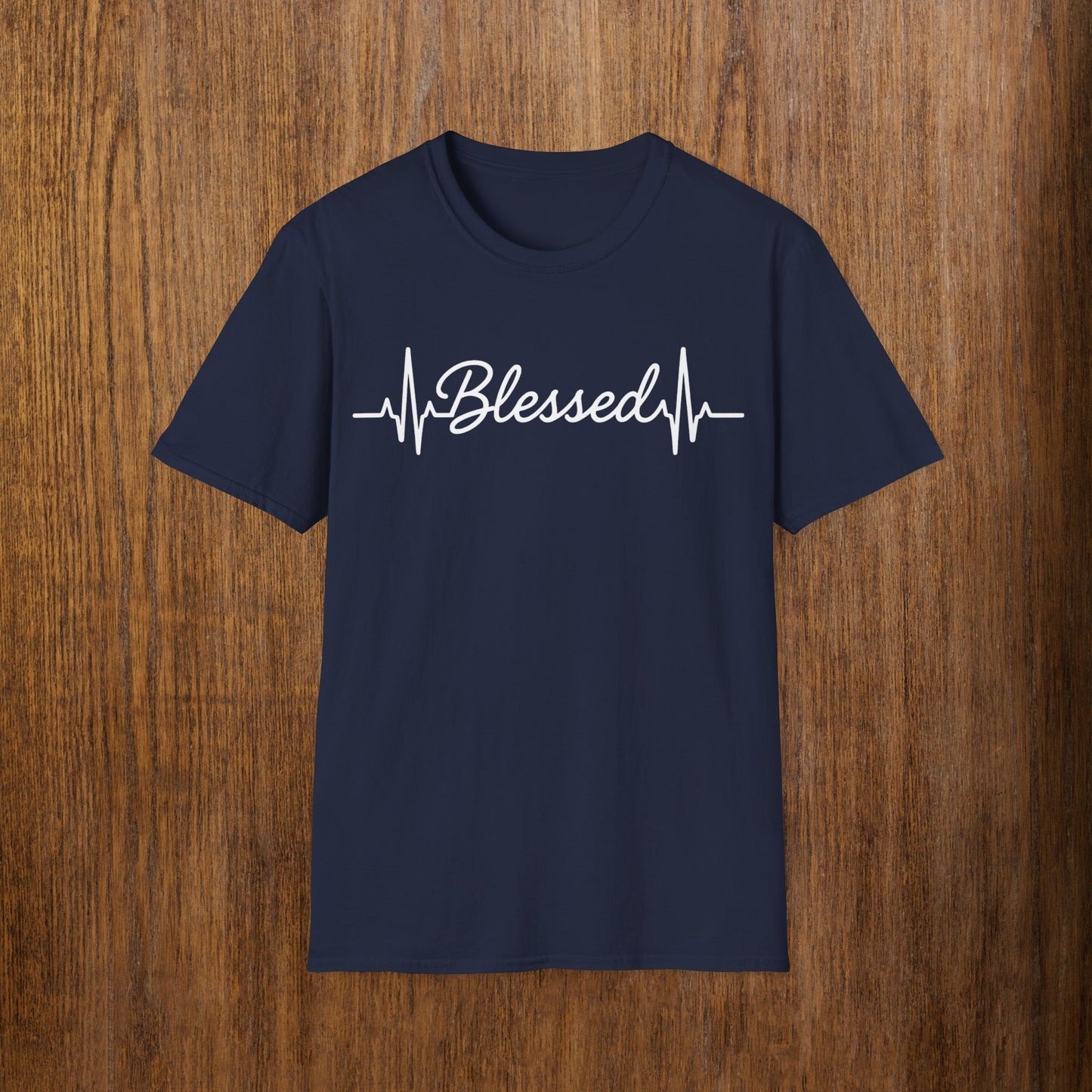 Blessed White Lettering