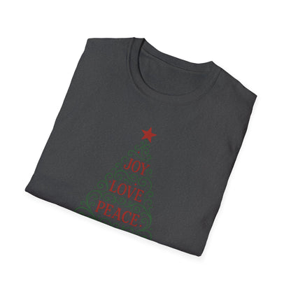 Joy-Love-Peace Tree Red/Green