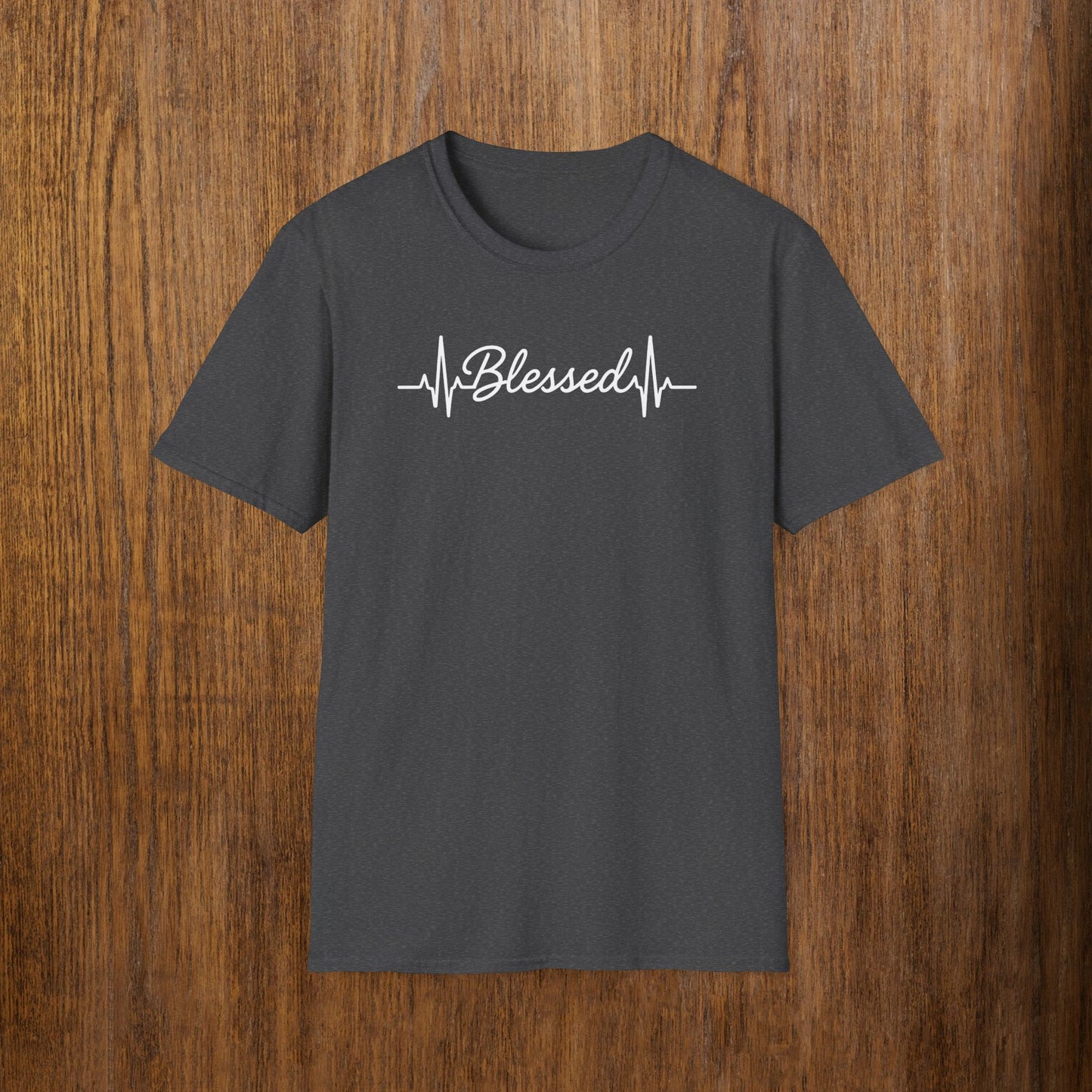 Blessed White Lettering