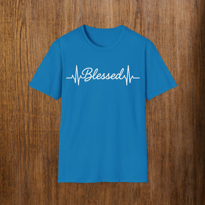 Blessed White Lettering