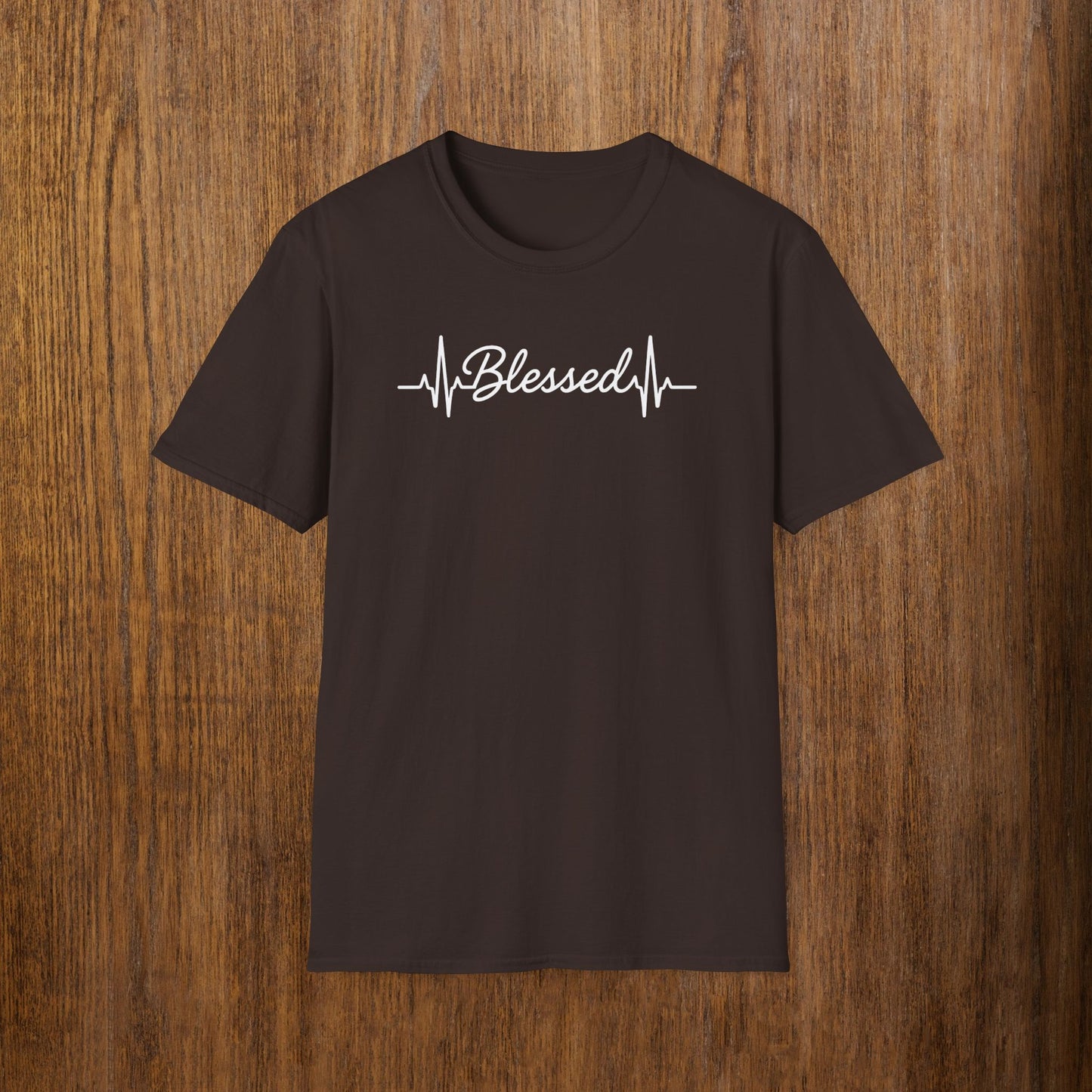 Blessed White Lettering