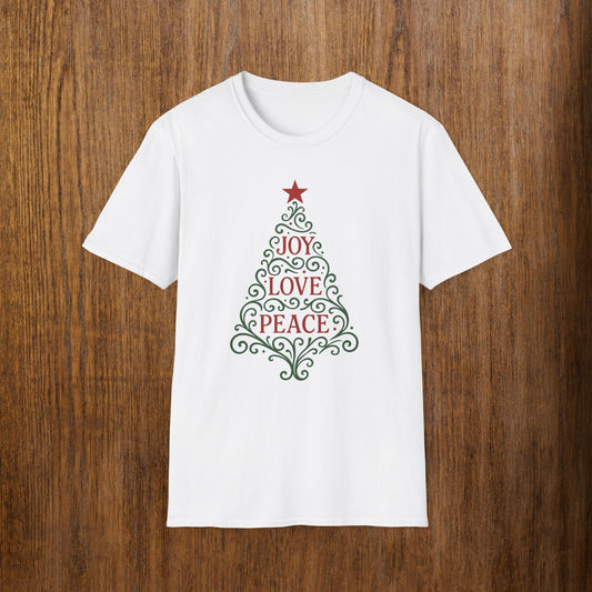 Joy-Love-Peace Tree Red/Green