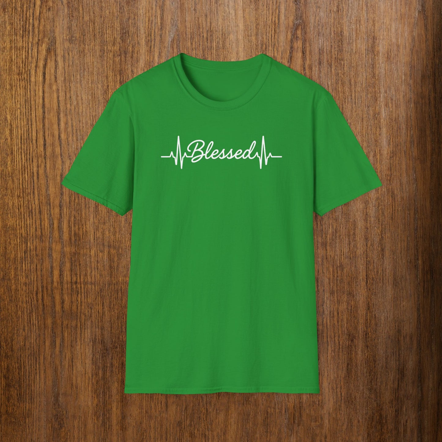 Blessed White Lettering