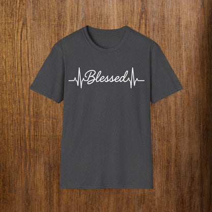 Blessed White Lettering