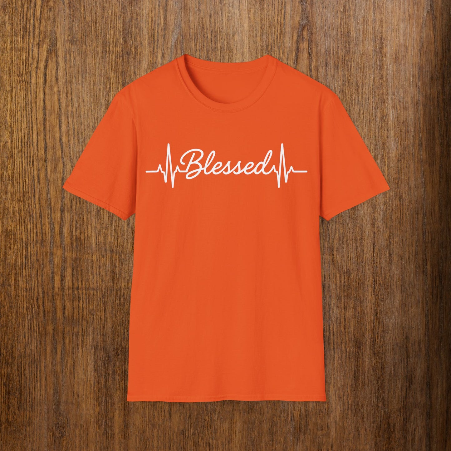 Blessed White Lettering