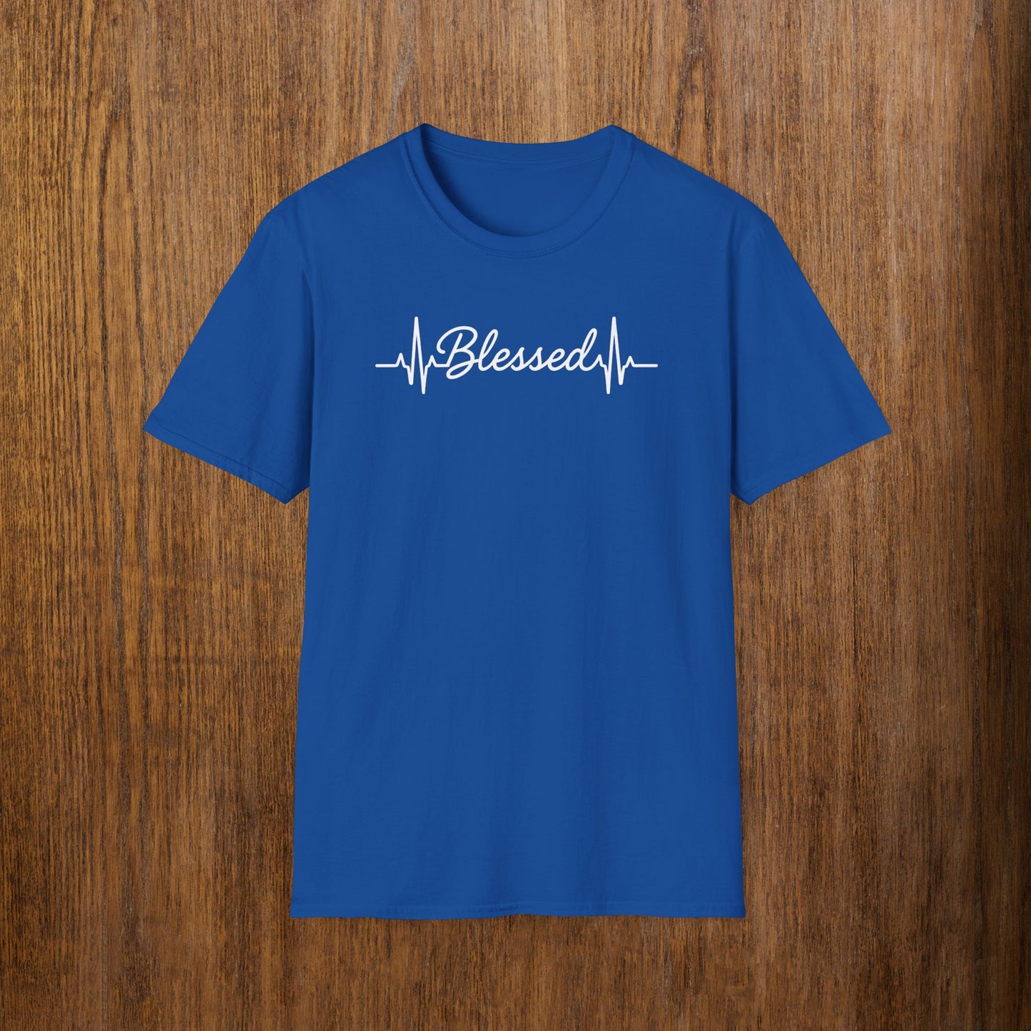 Blessed White Lettering